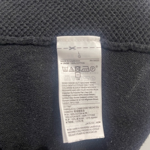 Black Gap Open Front Cardigan - Picture 3 of 3